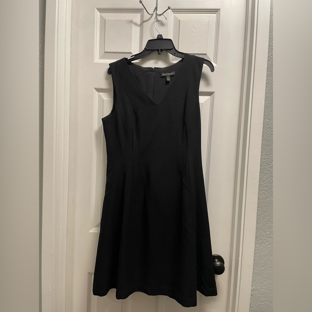 Banana Republic Classic Black Midi Dress